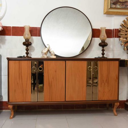آینه و کنسول چوبی و آینه ای