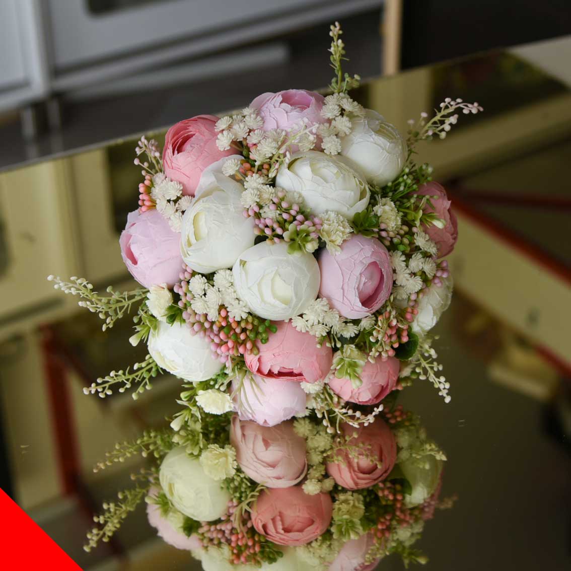 دسته گل مصنوعی عروس ترکیبی