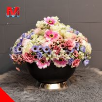 گل رومیزی با گلدان