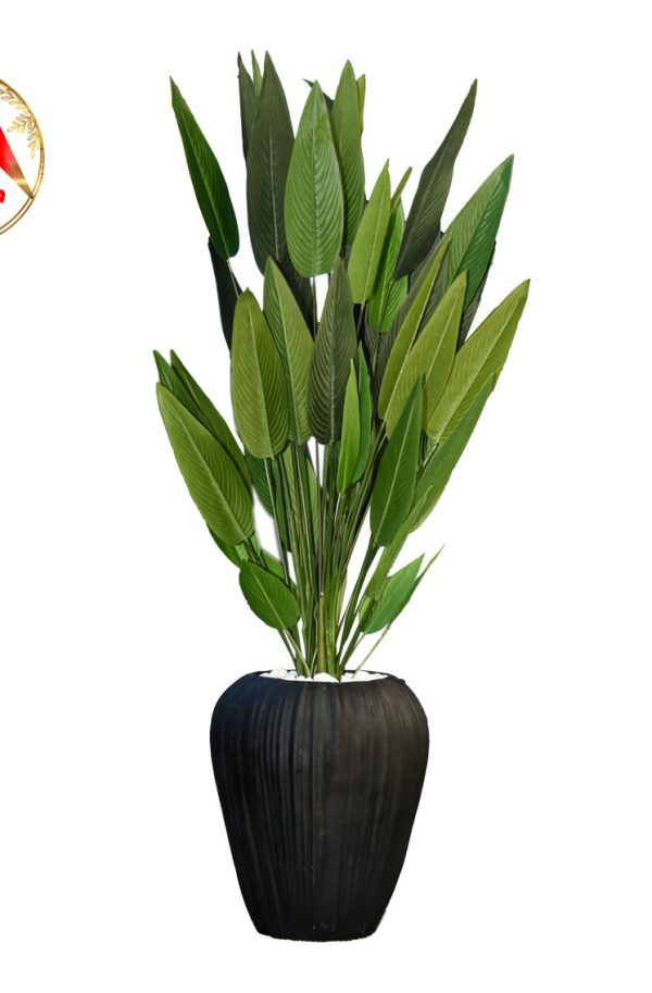 درختچه مصنوعی وارداتی پرنده بهشتی با برگ لمسی