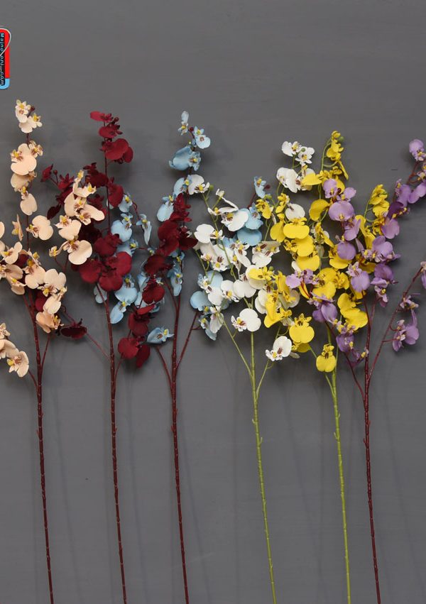 گل ارکیده رقصان مصنوعی 6 رنگ