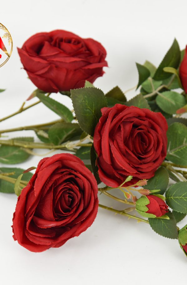 تک شاخه رز مصنوعی 8 گل سفارش اروپا