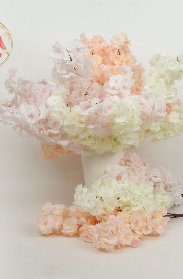 بوته شکوفه مصنوعی ۵ بازو کیفیت عالی کد:323